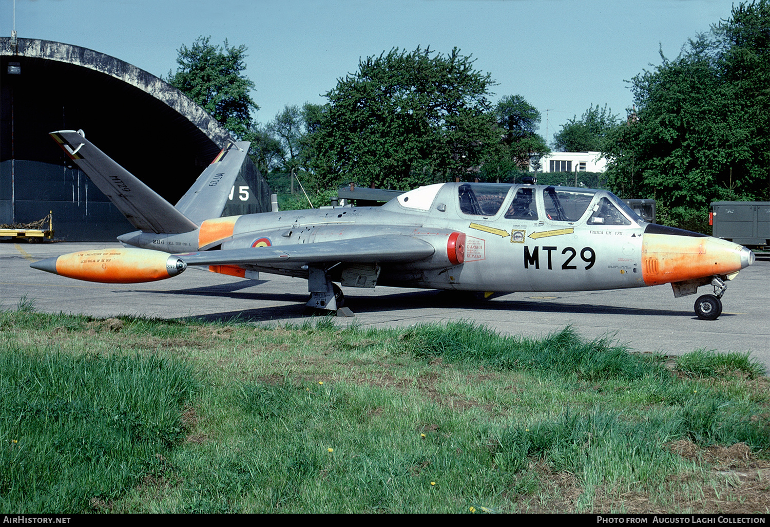 Aircraft Photo of MT29 | Fouga CM-170R Magister | Belgium - Air Force | AirHistory.net #654735
