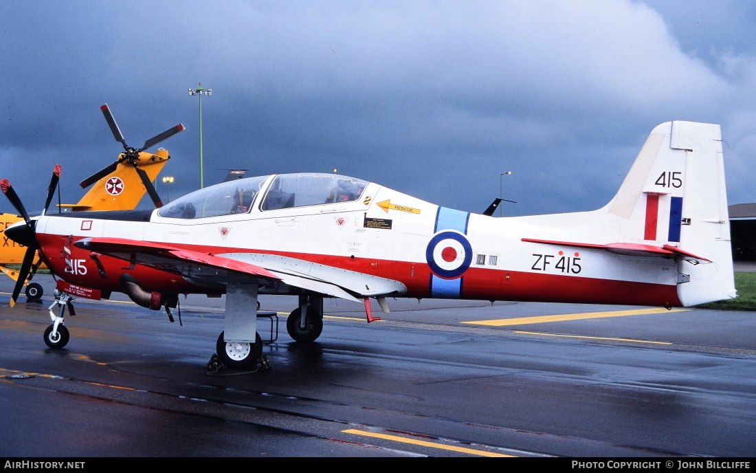 Aircraft Photo of ZF415 | Short S-312 Tucano T1 | UK - Air Force | AirHistory.net #654754