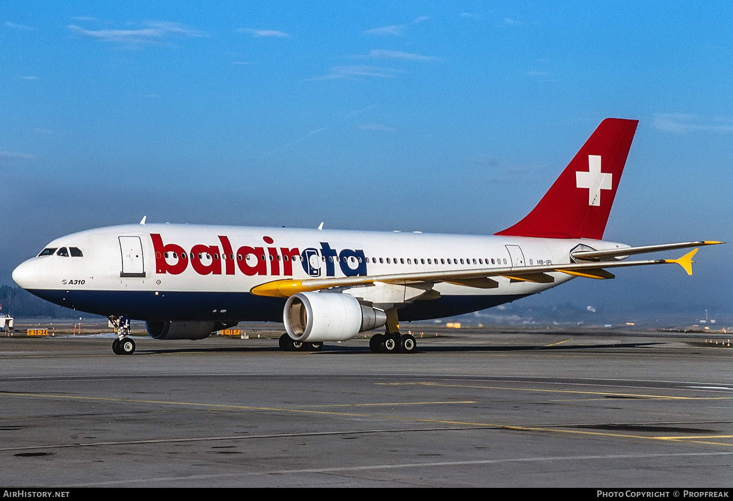Aircraft Photo of HB-IPL | Airbus A310-325/ET | BalairCTA | AirHistory.net #654761