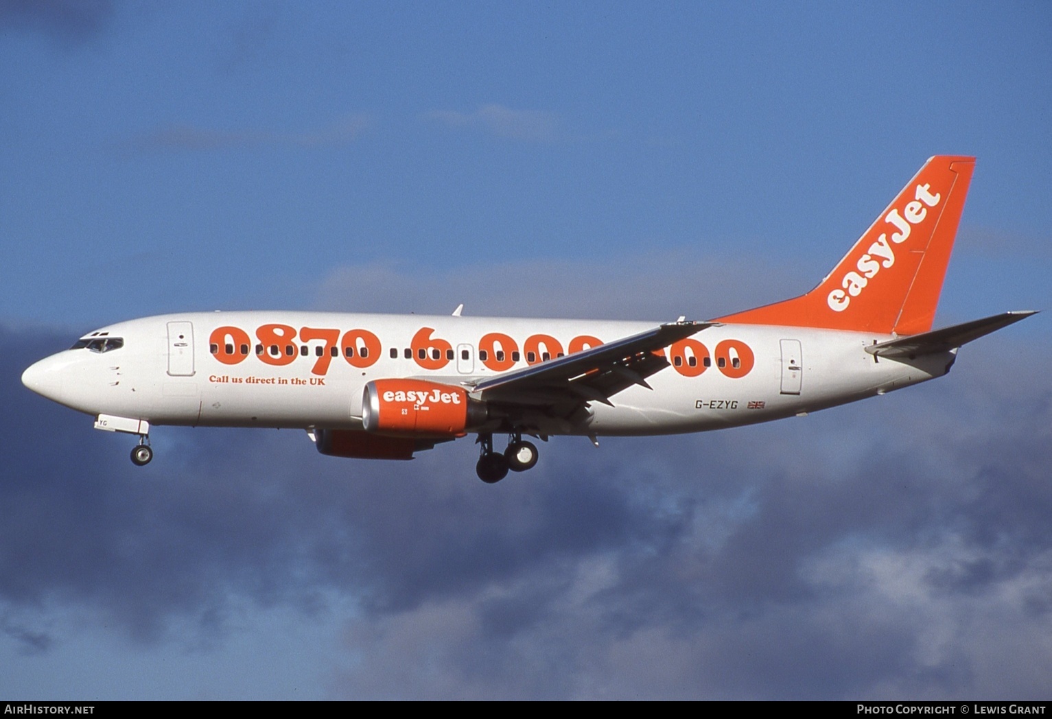 Aircraft Photo of G-EZYG | Boeing 737-33V | EasyJet | AirHistory.net #654791