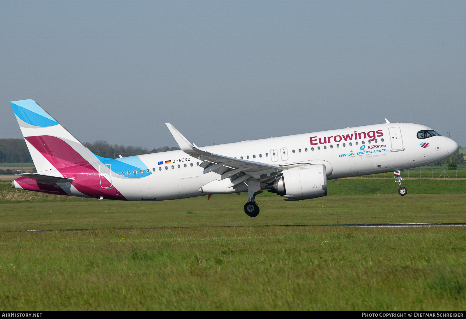 Aircraft Photo of D-AENC | Airbus A320-251N | Eurowings | AirHistory.net #654798