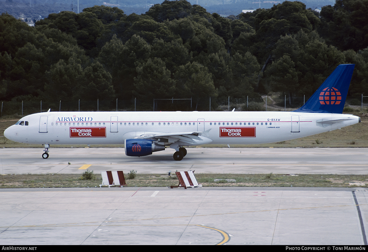 Aircraft Photo of G-BXAW | Airbus A321-211 | AirWorld | AirHistory.net #654808