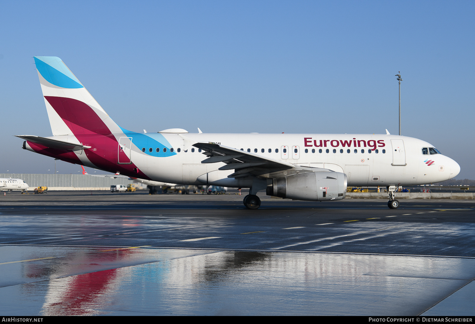 Aircraft Photo of D-AGWI | Airbus A319-132 | Eurowings | AirHistory.net #654820