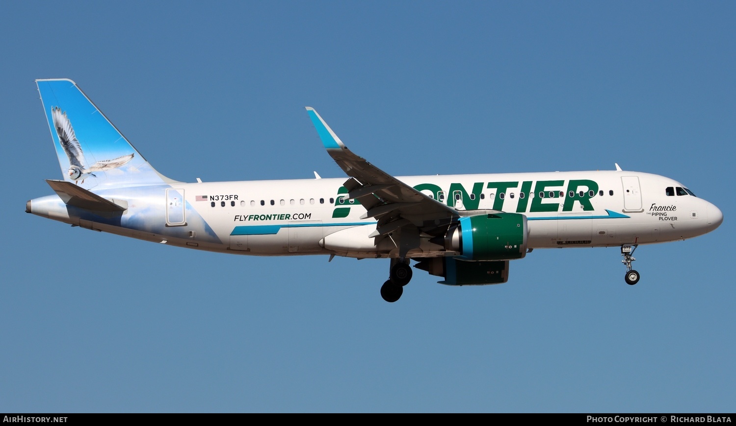 Aircraft Photo of N373FR | Airbus A320-251N | Frontier Airlines | AirHistory.net #654828