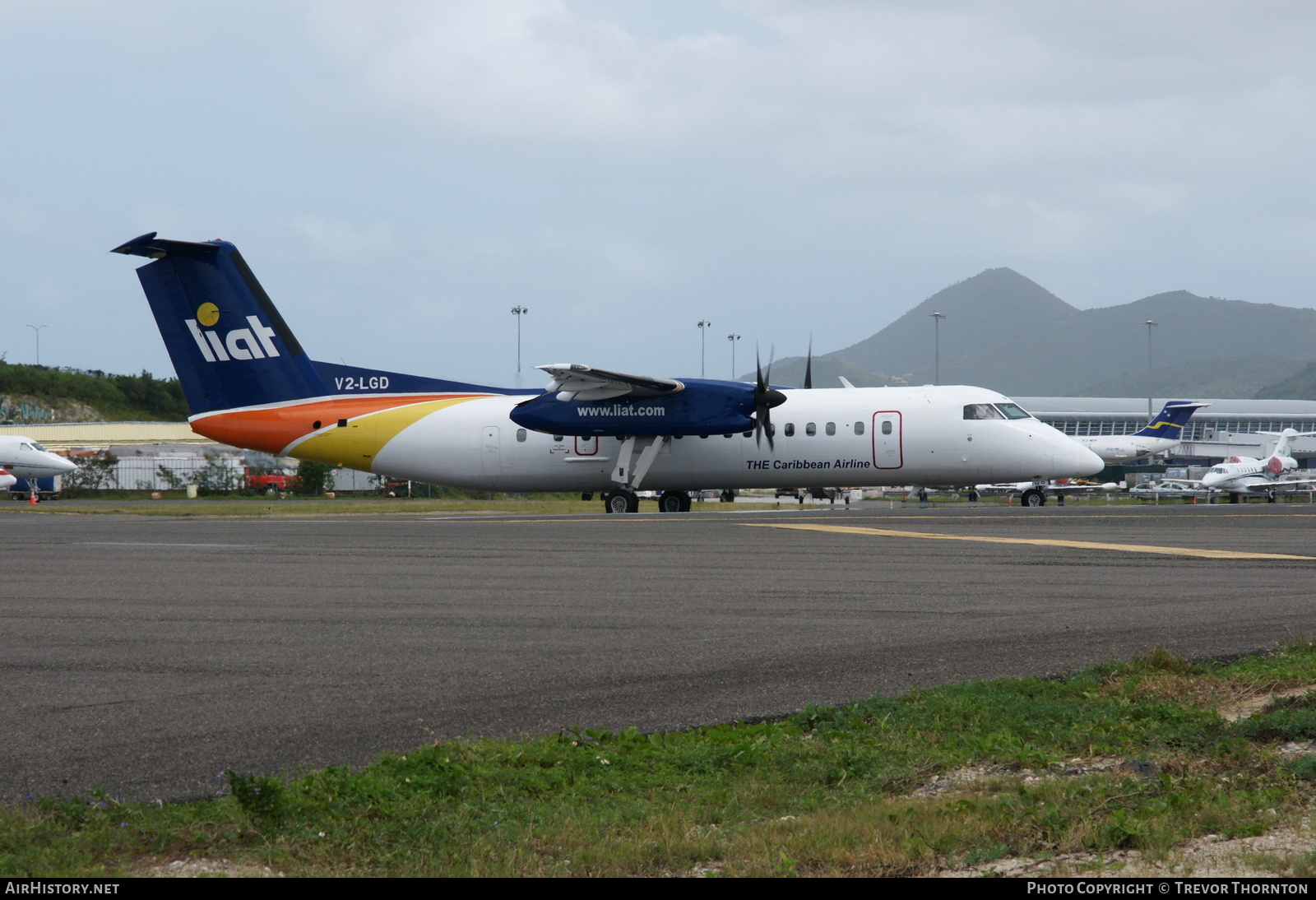 Aircraft Photo of V2-LGD | De Havilland Canada DHC-8-311 Dash 8 | LIAT - Leeward Islands Air Transport | AirHistory.net #654836