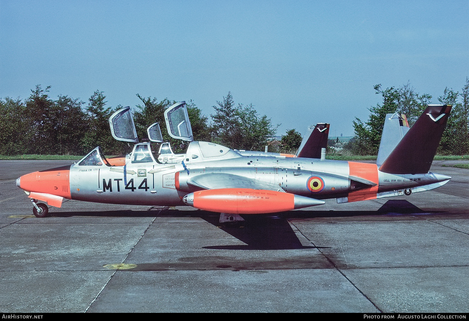 Aircraft Photo of MT44 | Fouga CM-170R Magister | Belgium - Air Force | AirHistory.net #654846