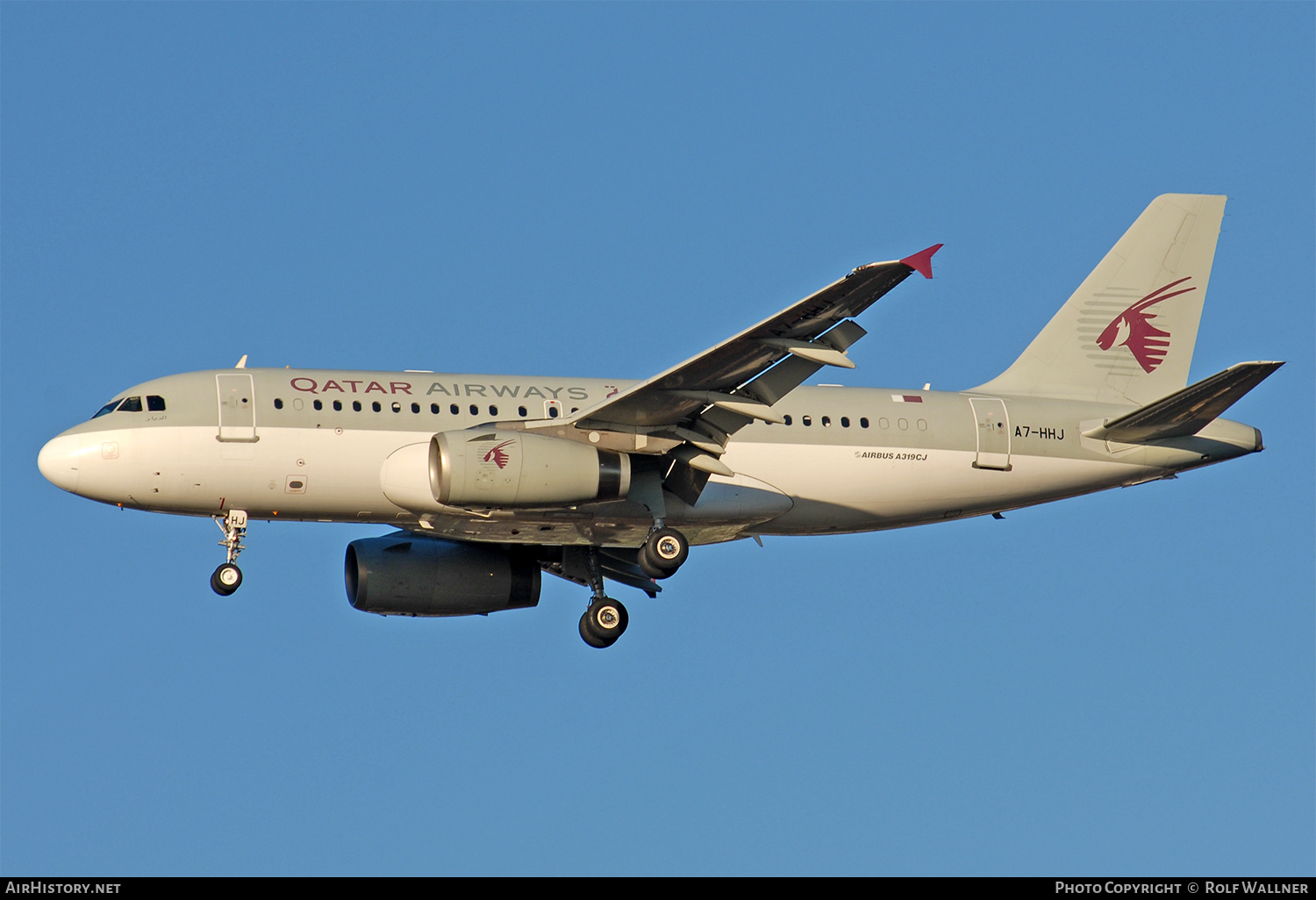 Aircraft Photo of A7-HHJ | Airbus ACJ319 (A319-133/CJ) | Qatar Airways | AirHistory.net #654884