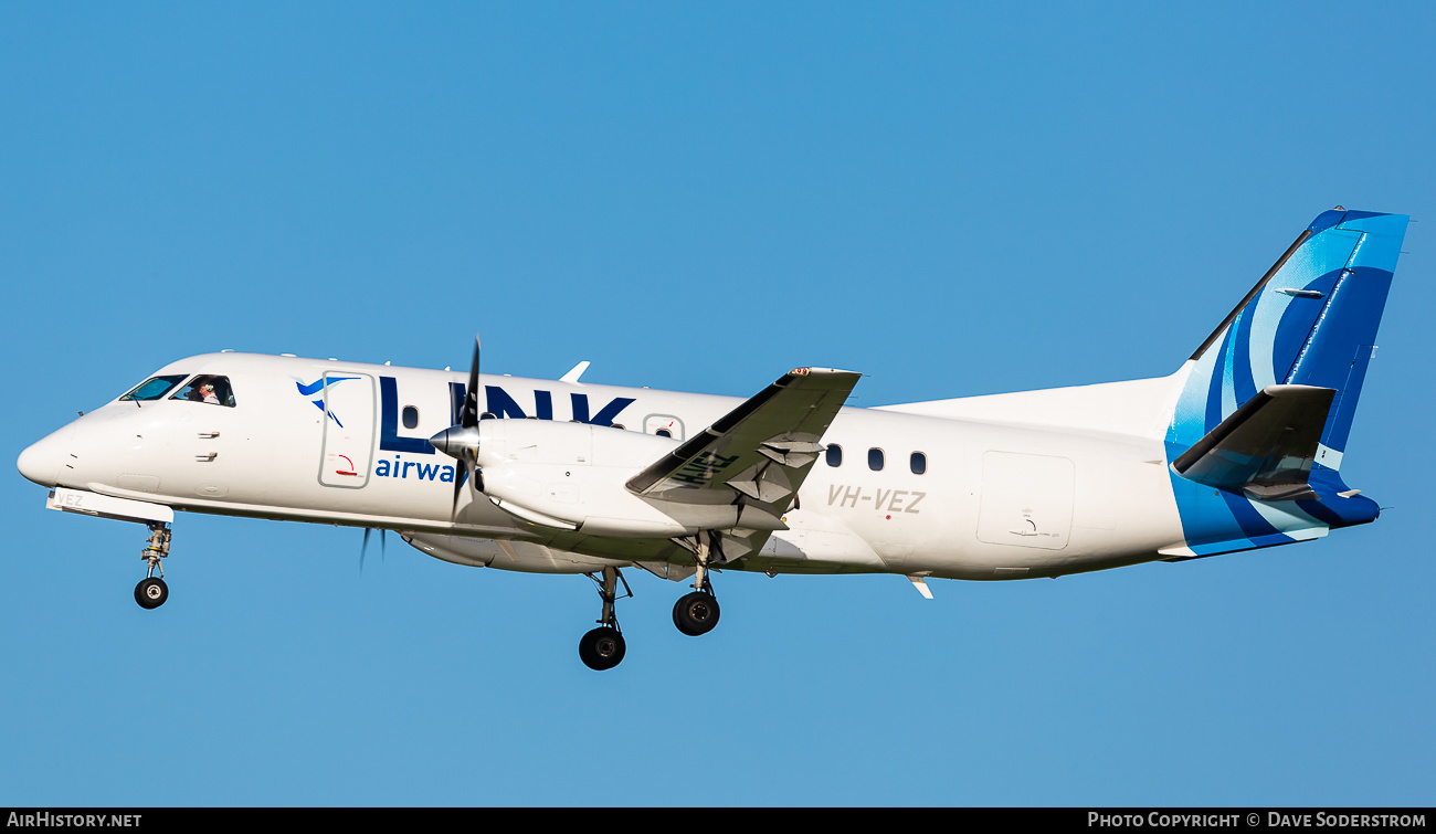 Aircraft Photo of VH-VEZ | Saab 340B | Link Airways | AirHistory.net #654896