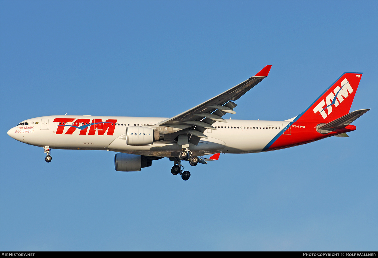 Aircraft Photo of PT-MVU | Airbus A330-223 | TAM Linhas Aéreas | AirHistory.net #654914