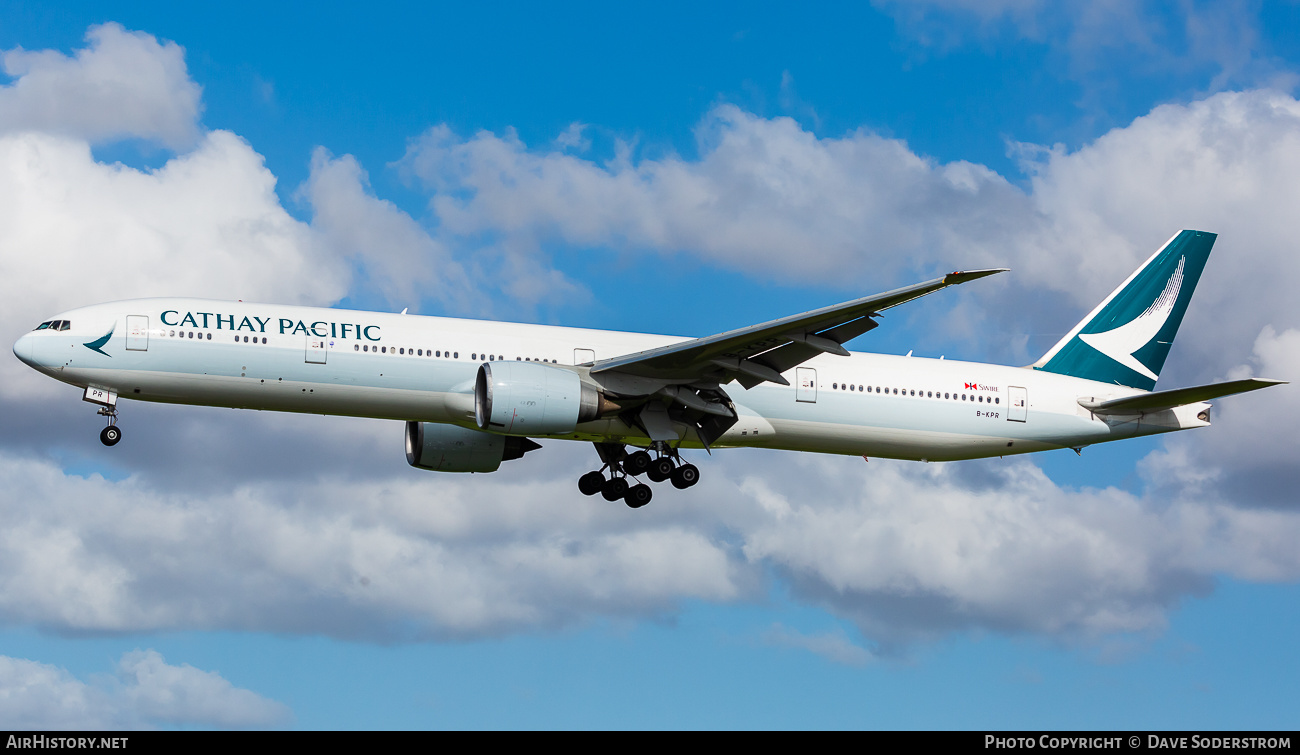 Aircraft Photo of B-KPR | Boeing 777-367/ER | Cathay Pacific Airways | AirHistory.net #654916