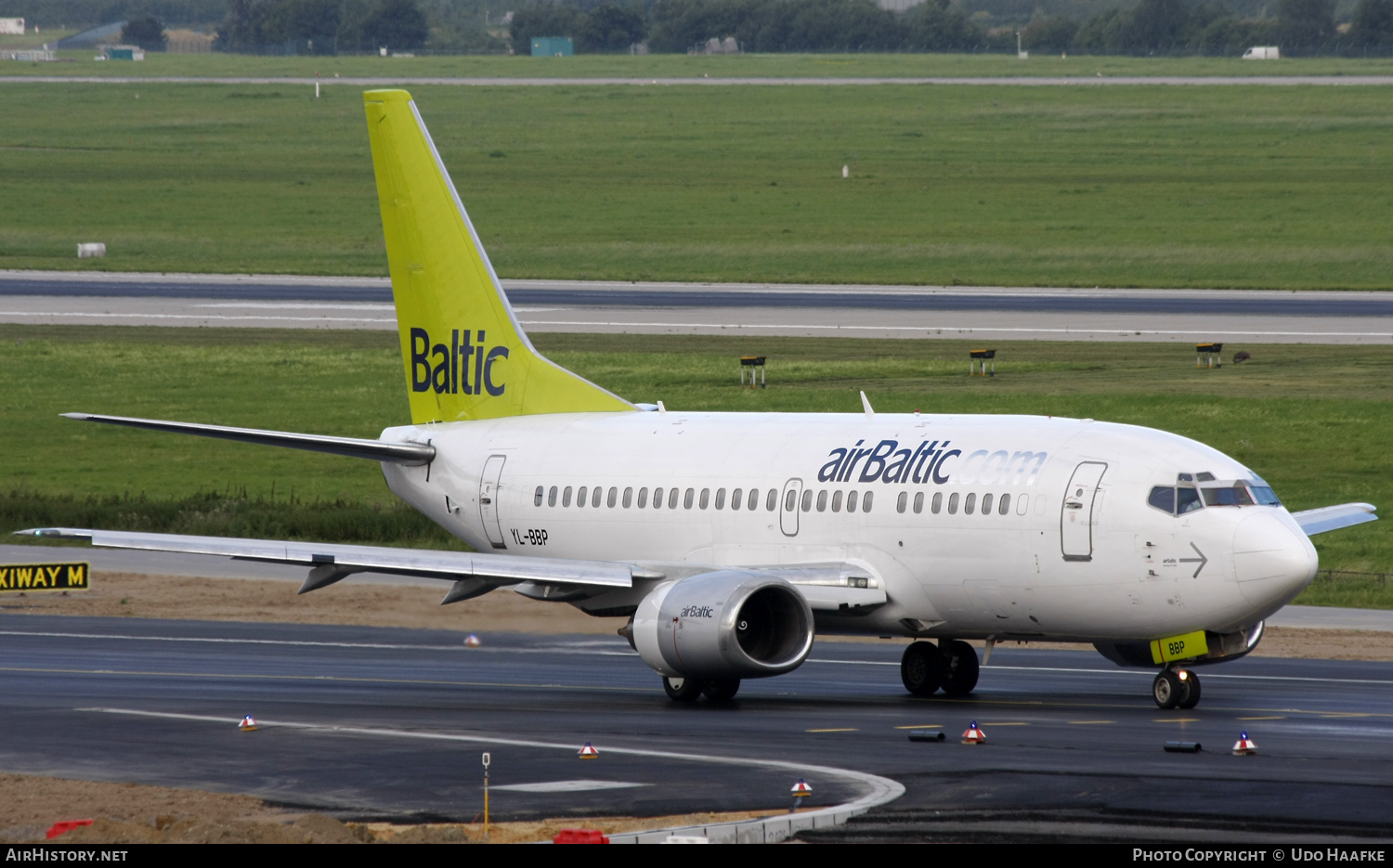 Aircraft Photo of YL-BBP | Boeing 737-522 | AirBaltic | AirHistory.net #654921