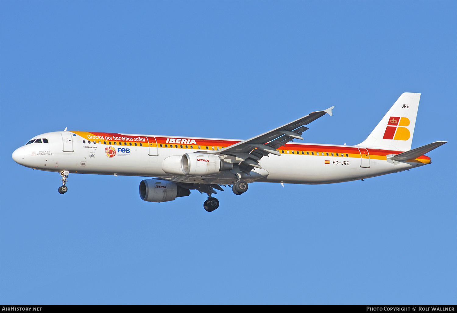 Aircraft Photo of EC-JRE | Airbus A321-212 | Iberia | AirHistory.net #654923