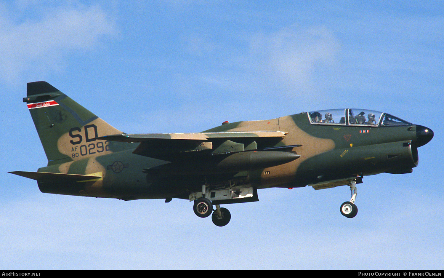 Aircraft Photo of 80-0292 / AF80-0292 | Vought A-7K Corsair II | USA - Air Force | AirHistory.net #654934