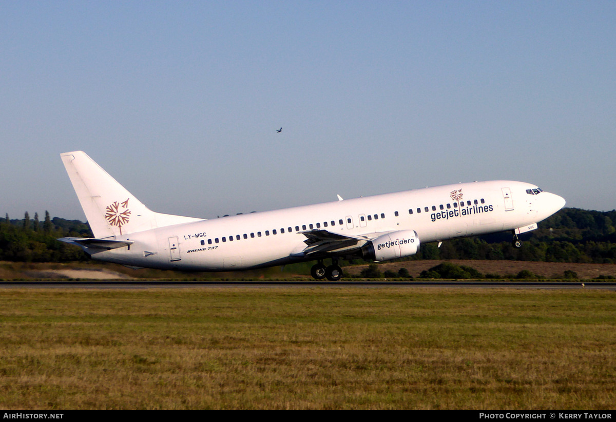 Aircraft Photo of LY-MGC | Boeing 737-4Y0 | GetJet Airlines | AirHistory.net #654953