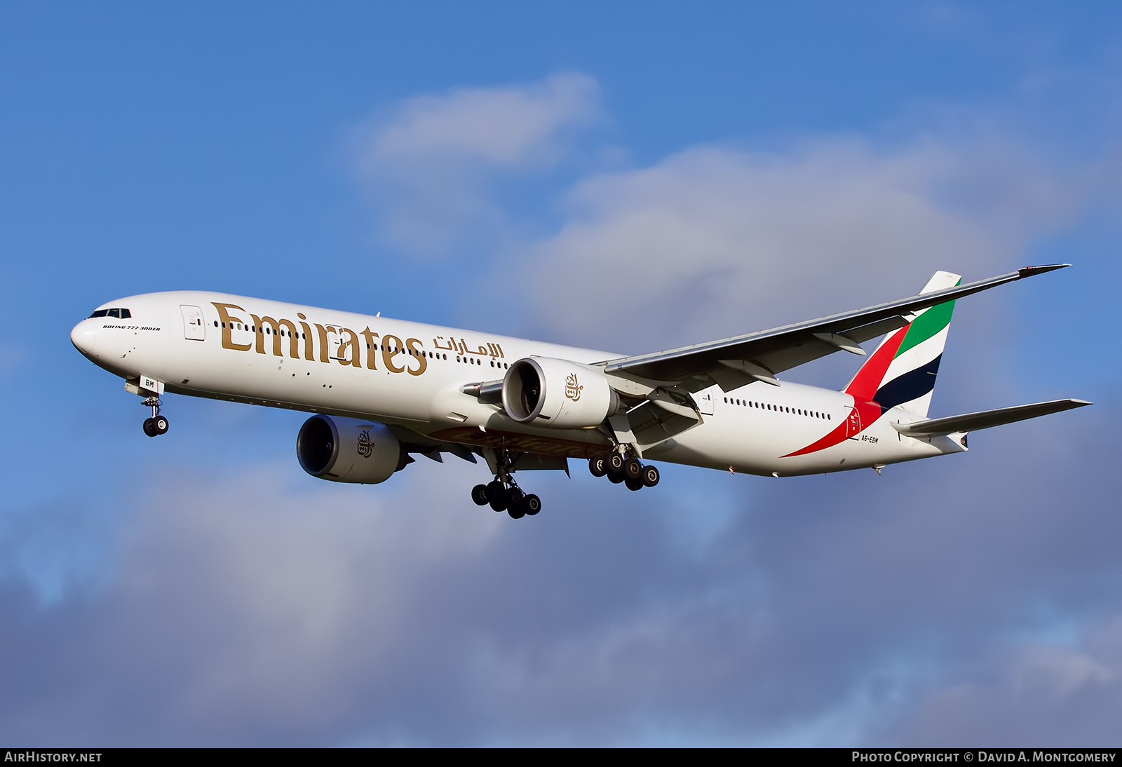 Aircraft Photo of A6-EBM | Boeing 777-31H/ER | Emirates | AirHistory.net #654976