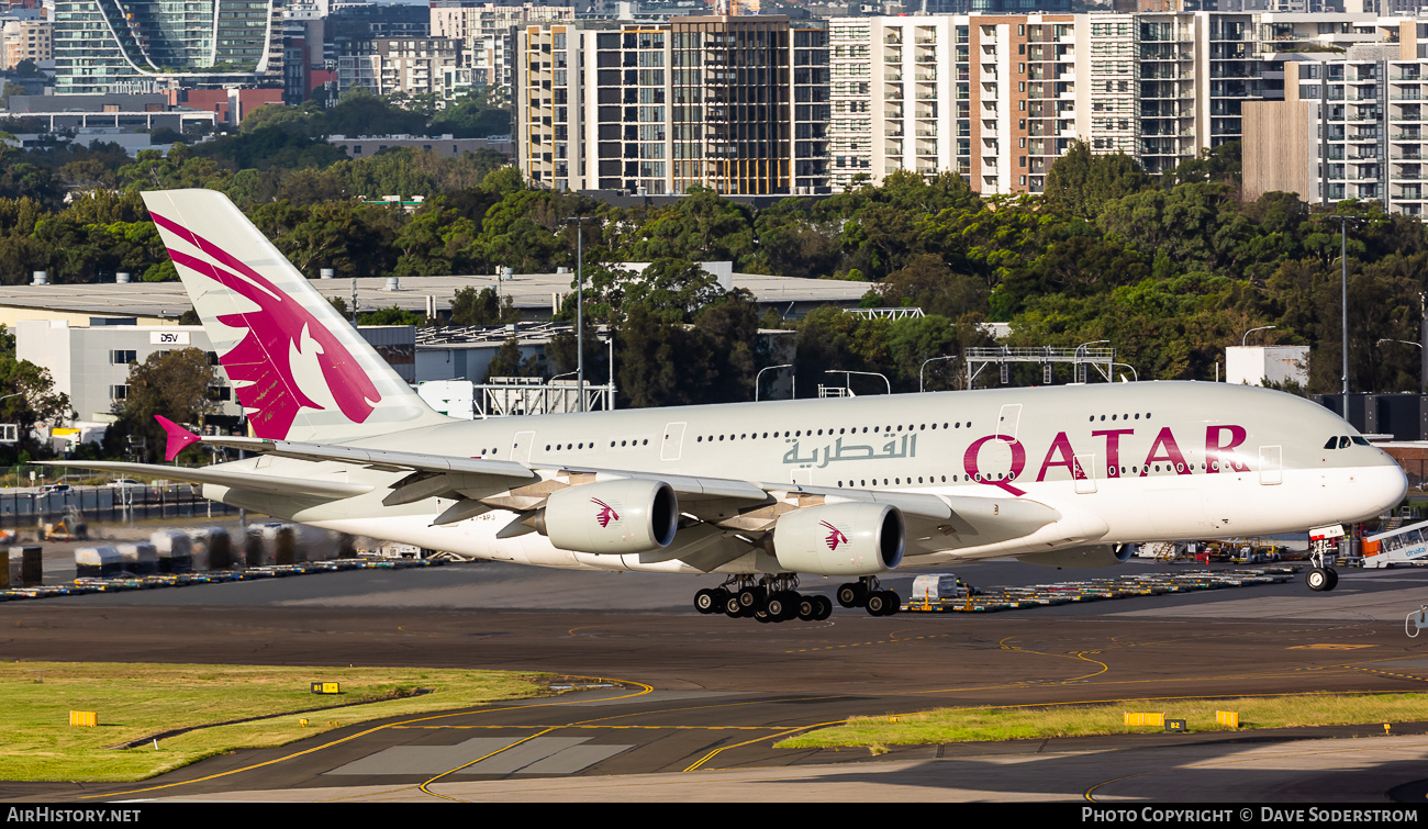 Aircraft Photo of A7-APJ | Airbus A380-861 | Qatar Airways | AirHistory.net #654988