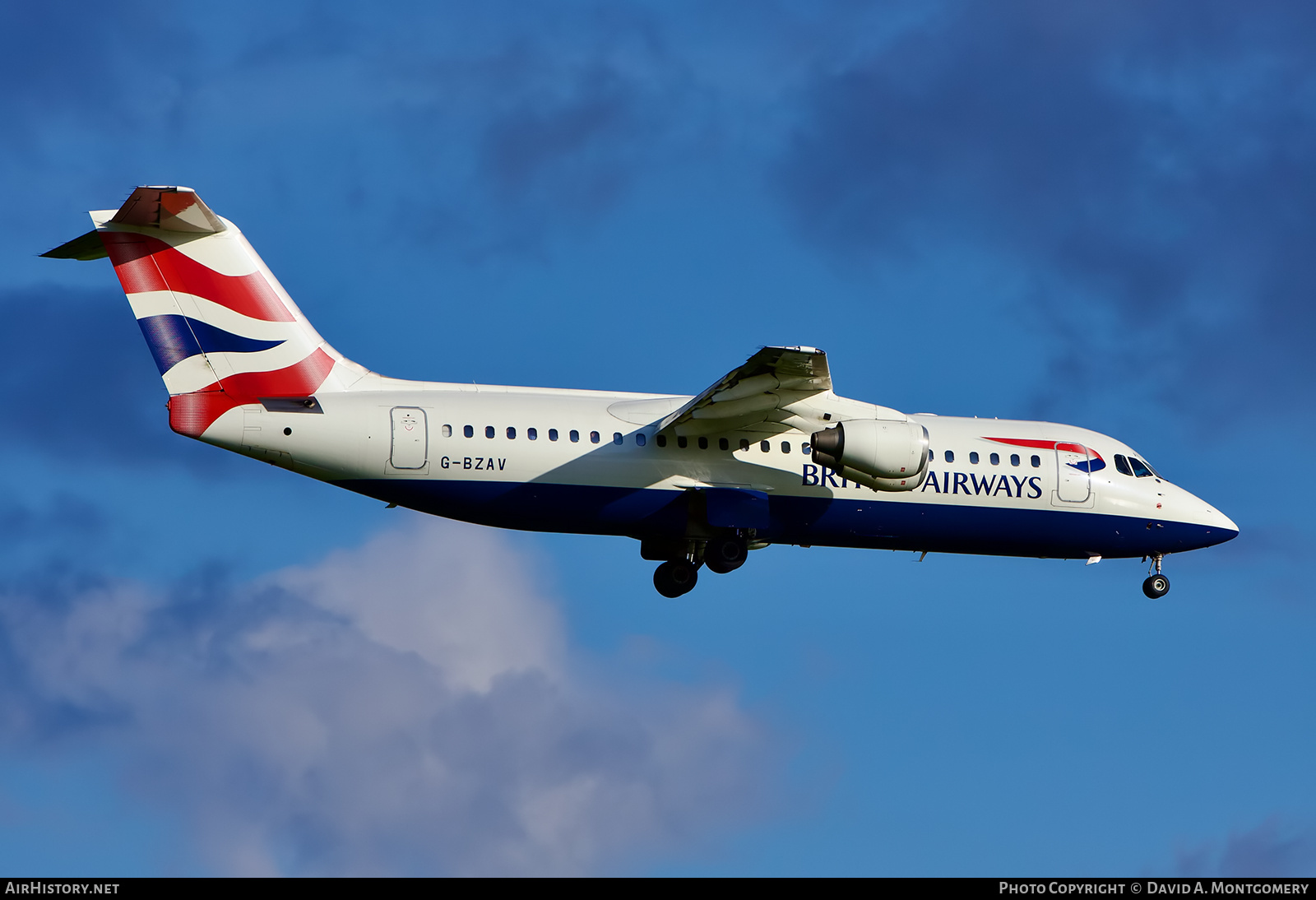 Aircraft Photo of G-BZAV | British Aerospace Avro 146-RJ100 | British Airways | AirHistory.net #655020