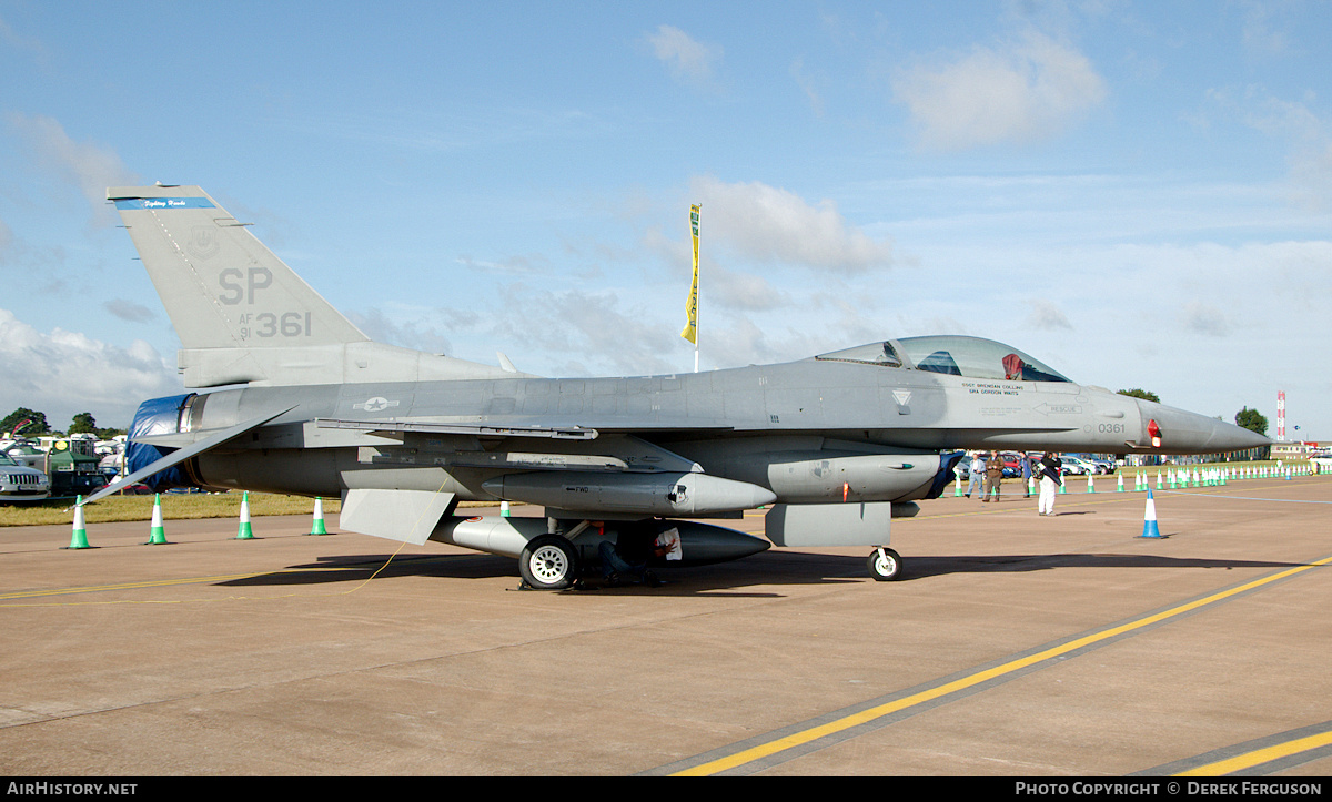 Aircraft Photo of 91-0361 / AF91-361 | Lockheed F-16CM Fighting Falcon | USA - Air Force | AirHistory.net #655021