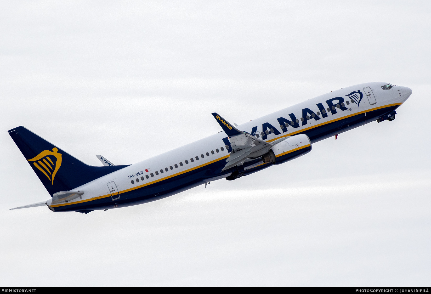 Aircraft Photo of 9H-QEQ | Boeing 737-8AS | Ryanair | AirHistory.net #655025