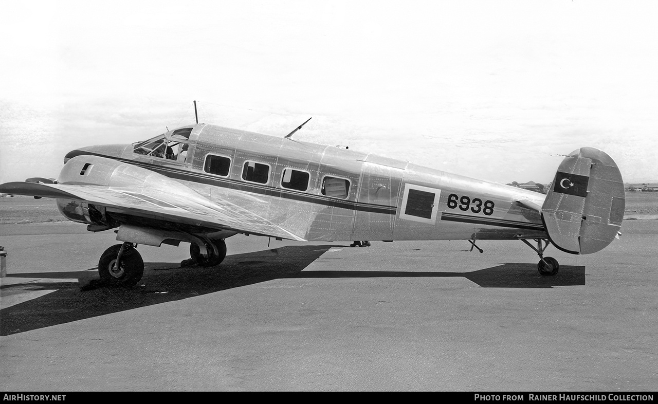 Aircraft Photo of 6938 | Beech E18S | Turkey - Air Force | AirHistory.net #655043