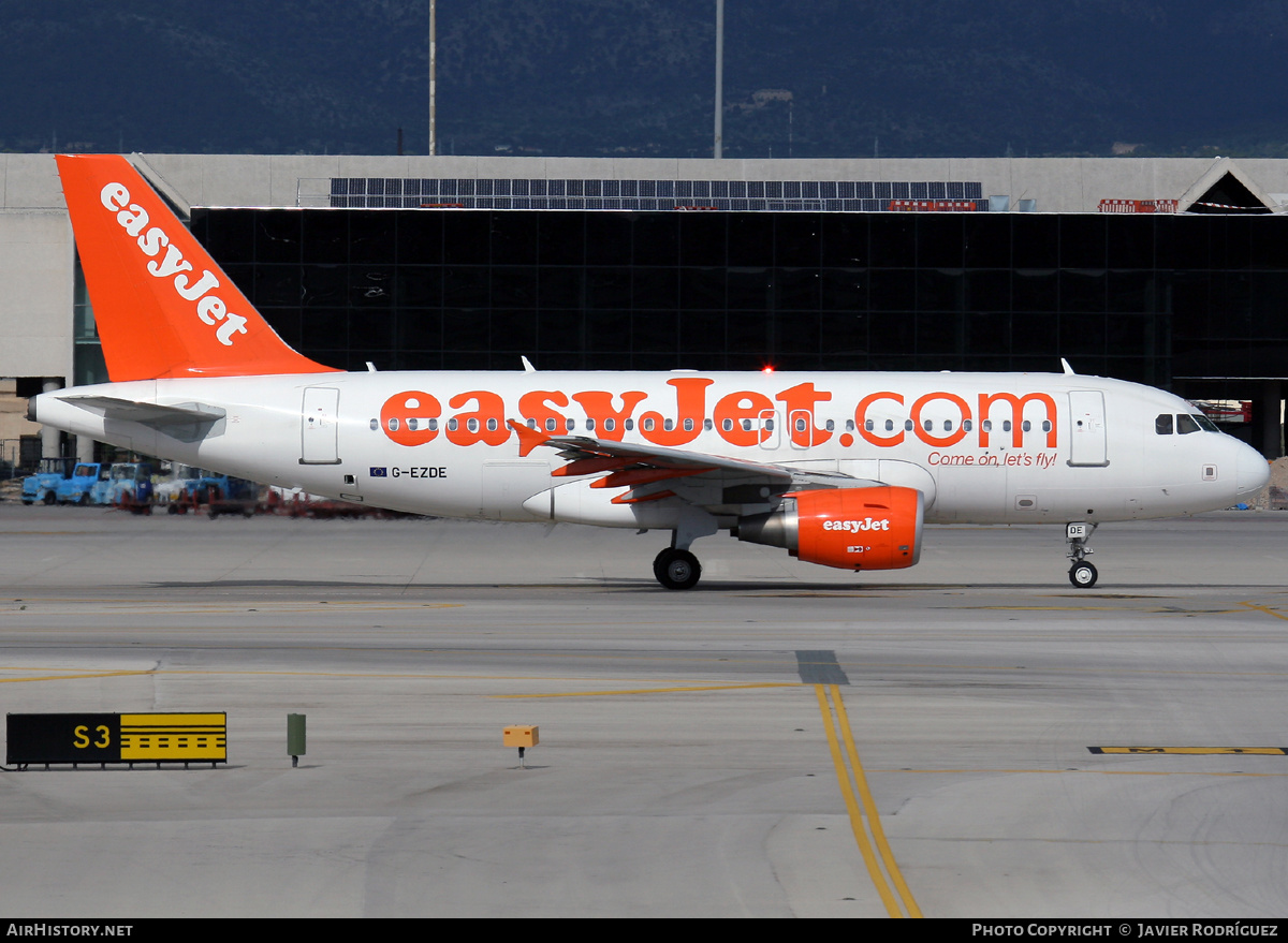 Aircraft Photo of G-EZDE | Airbus A319-111 | EasyJet | AirHistory.net #655060