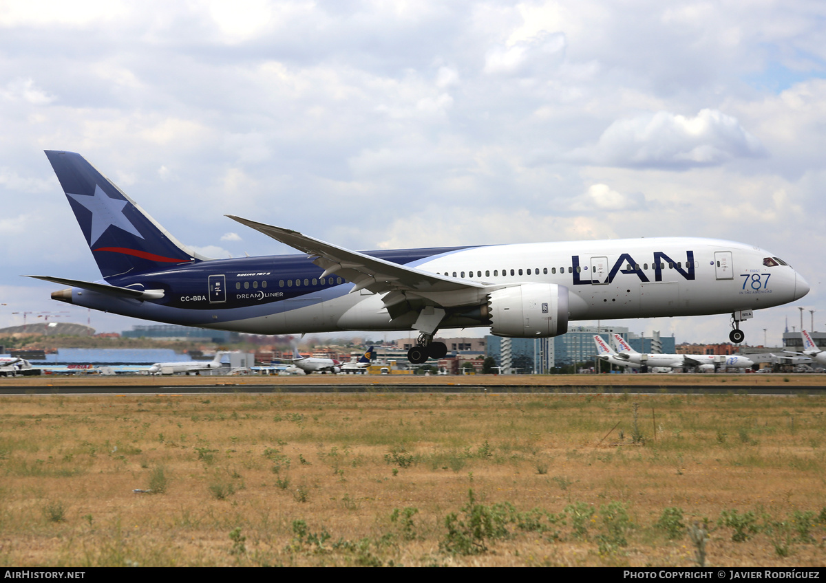 Aircraft Photo of CC-BBA | Boeing 787-8 Dreamliner | LAN Airlines - Línea Aérea Nacional | AirHistory.net #655070