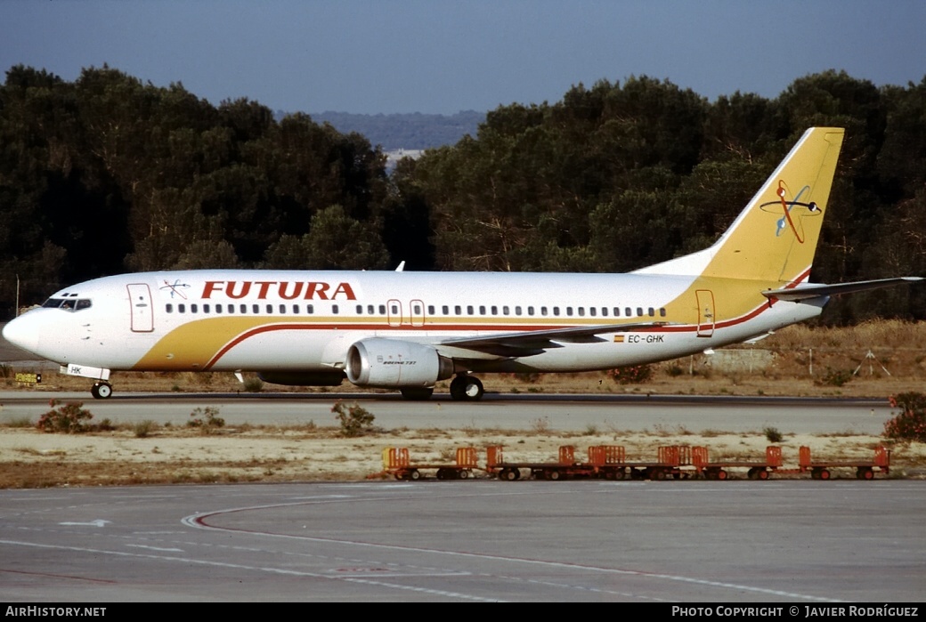 Aircraft Photo of EC-GHK | Boeing 737-4Y0 | Futura International Airways | AirHistory.net #655071