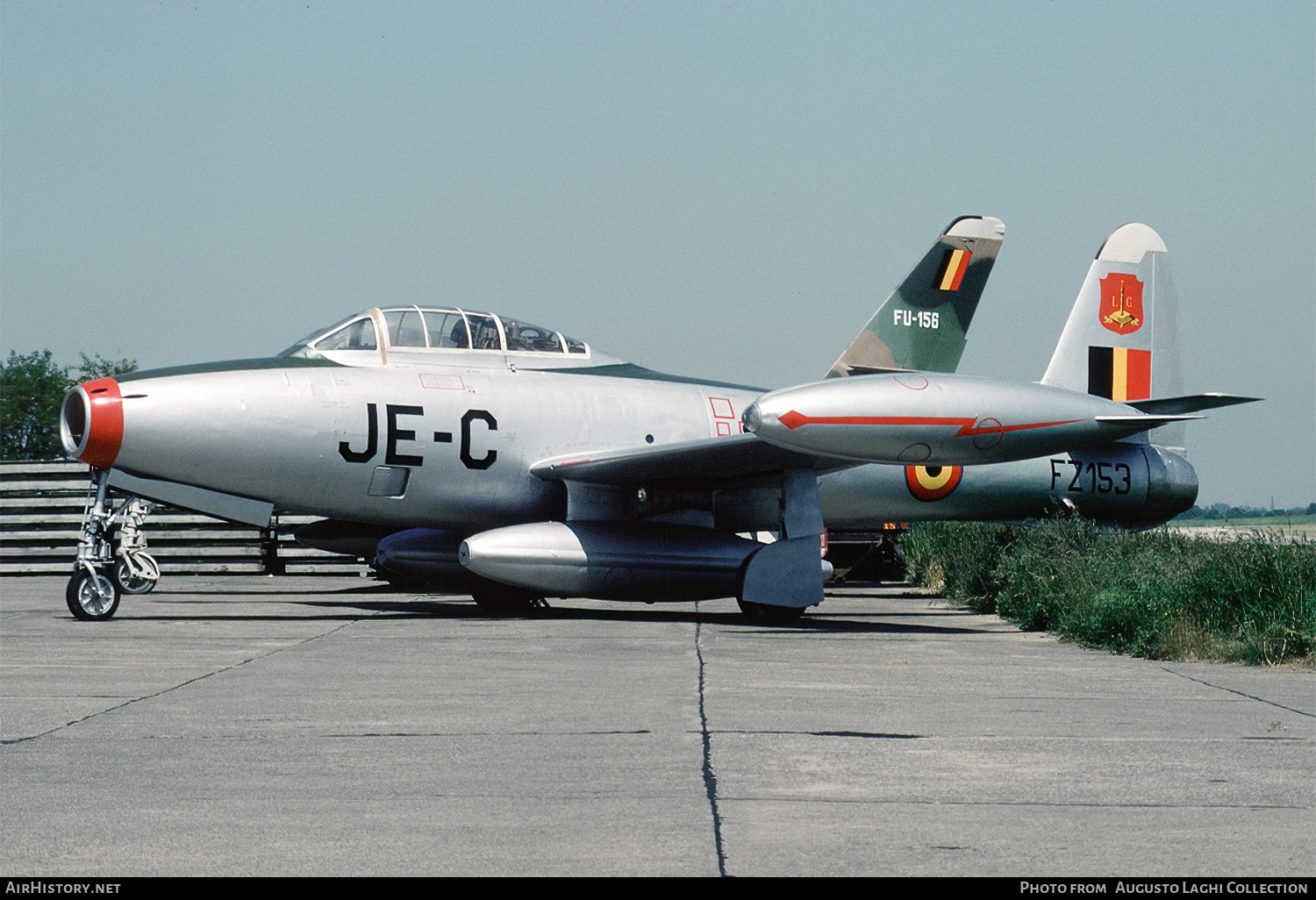 Aircraft Photo of FZ153 | Republic F-84G Thunderjet | Belgium - Air Force | AirHistory.net #655075