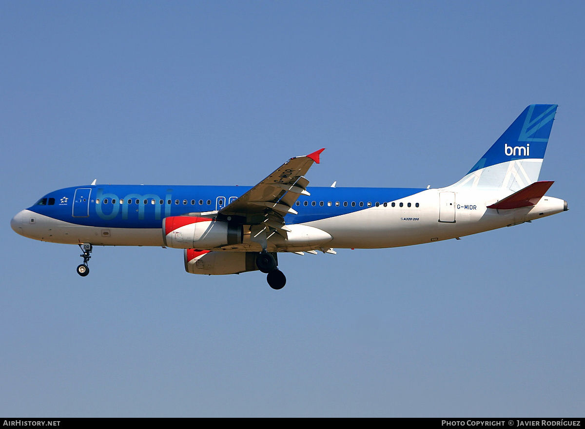 Aircraft Photo of G-MIDR | Airbus A320-232 | BMI - British Midland International | AirHistory.net #655077