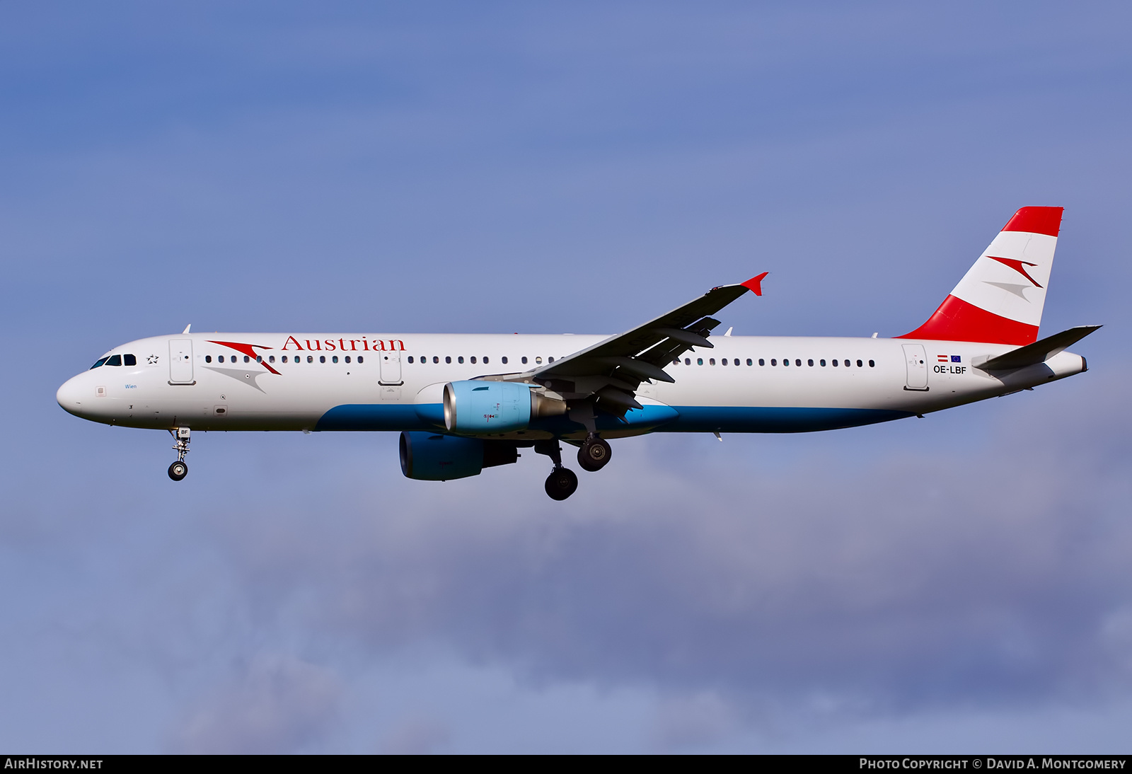 Aircraft Photo of OE-LBF | Airbus A321-211 | Austrian Airlines | AirHistory.net #655080