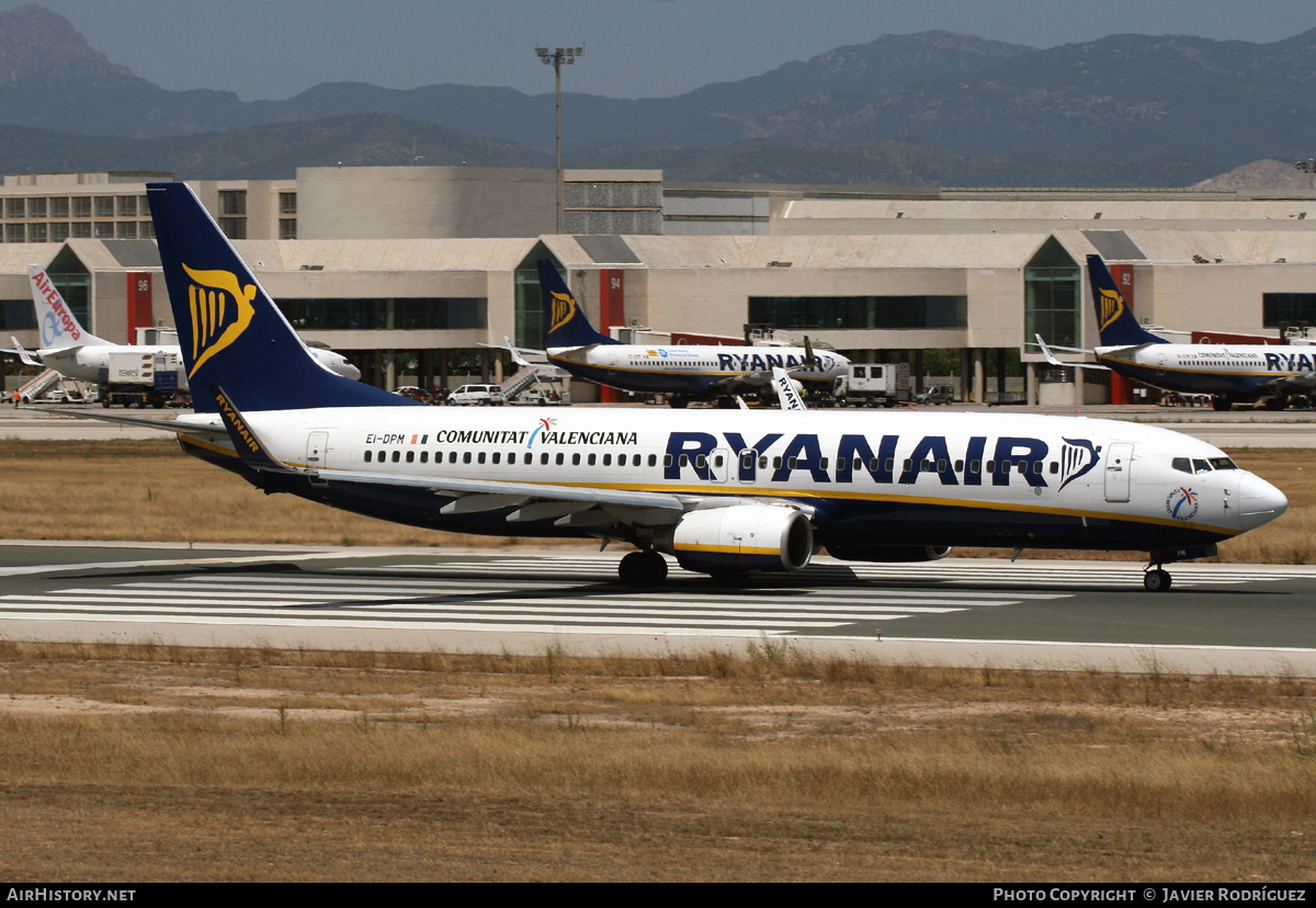 Aircraft Photo of EI-DPM | Boeing 737-8AS | Ryanair | AirHistory.net #655097