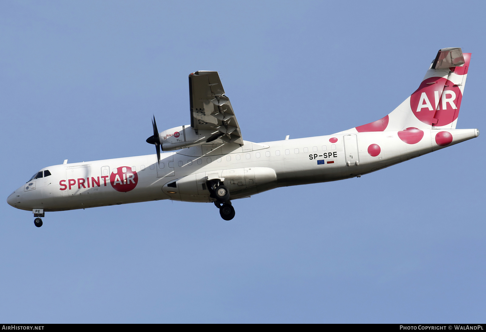 Aircraft Photo of SP-SPE | ATR ATR-72-202 | Sprint Air | AirHistory.net #655101