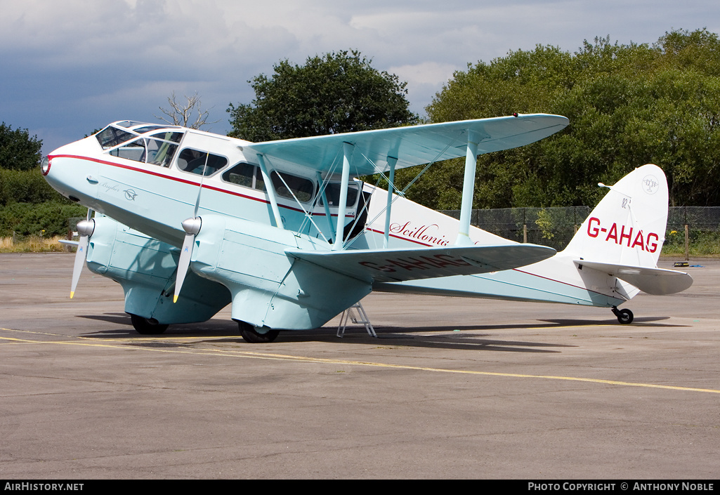 Aircraft Photo of G-AHAG | De Havilland D.H. 89A Dragon Rapide | AirHistory.net #655116