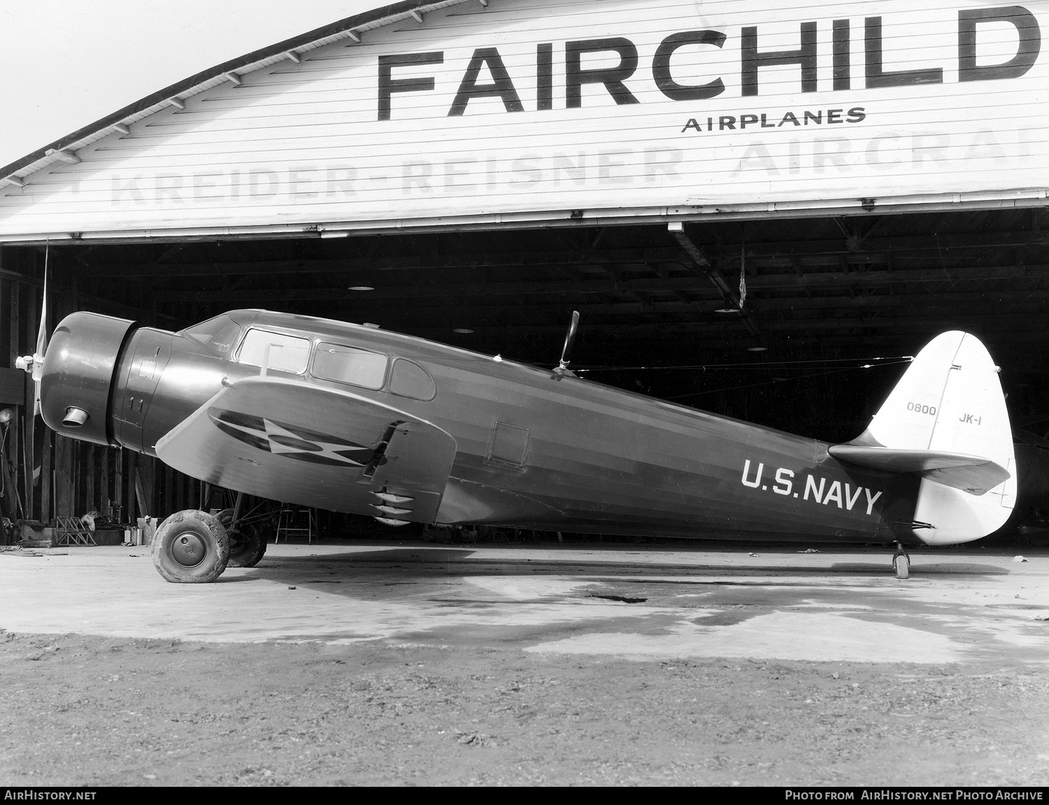 Aircraft Photo of 0800 | Fairchild JK-1 | USA - Navy | AirHistory.net #655128