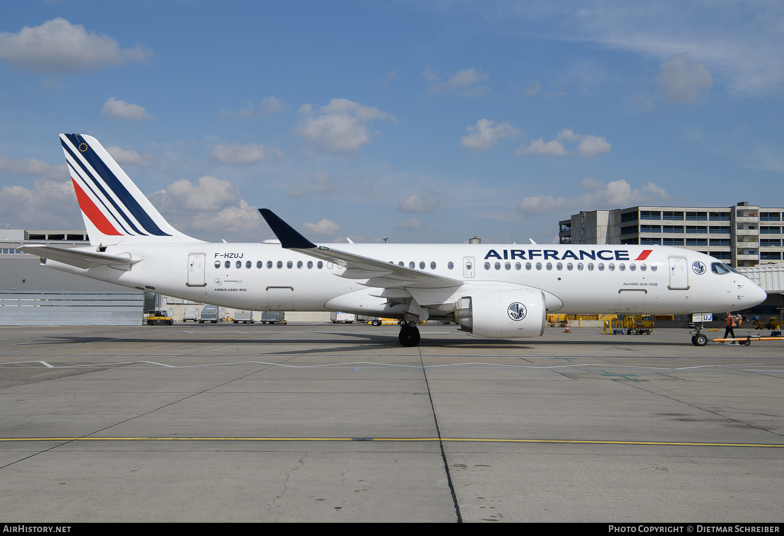 Aircraft Photo of F-HZUJ | Airbus A220-371 (BD-500-1A11) | Air France | AirHistory.net #655132