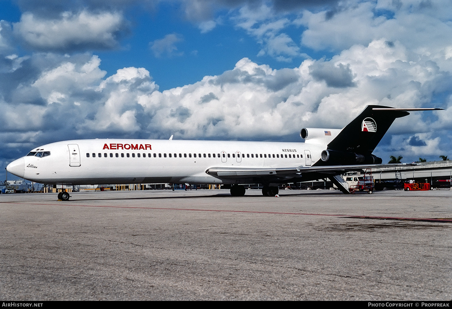 Aircraft Photo of N266US | Boeing 727-251 | Aeromar Líneas Aéreas Dominicanas | AirHistory.net #655148