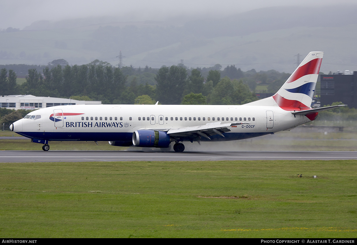 Aircraft Photo of G-DOCF | Boeing 737-436 | British Airways | AirHistory.net #655168