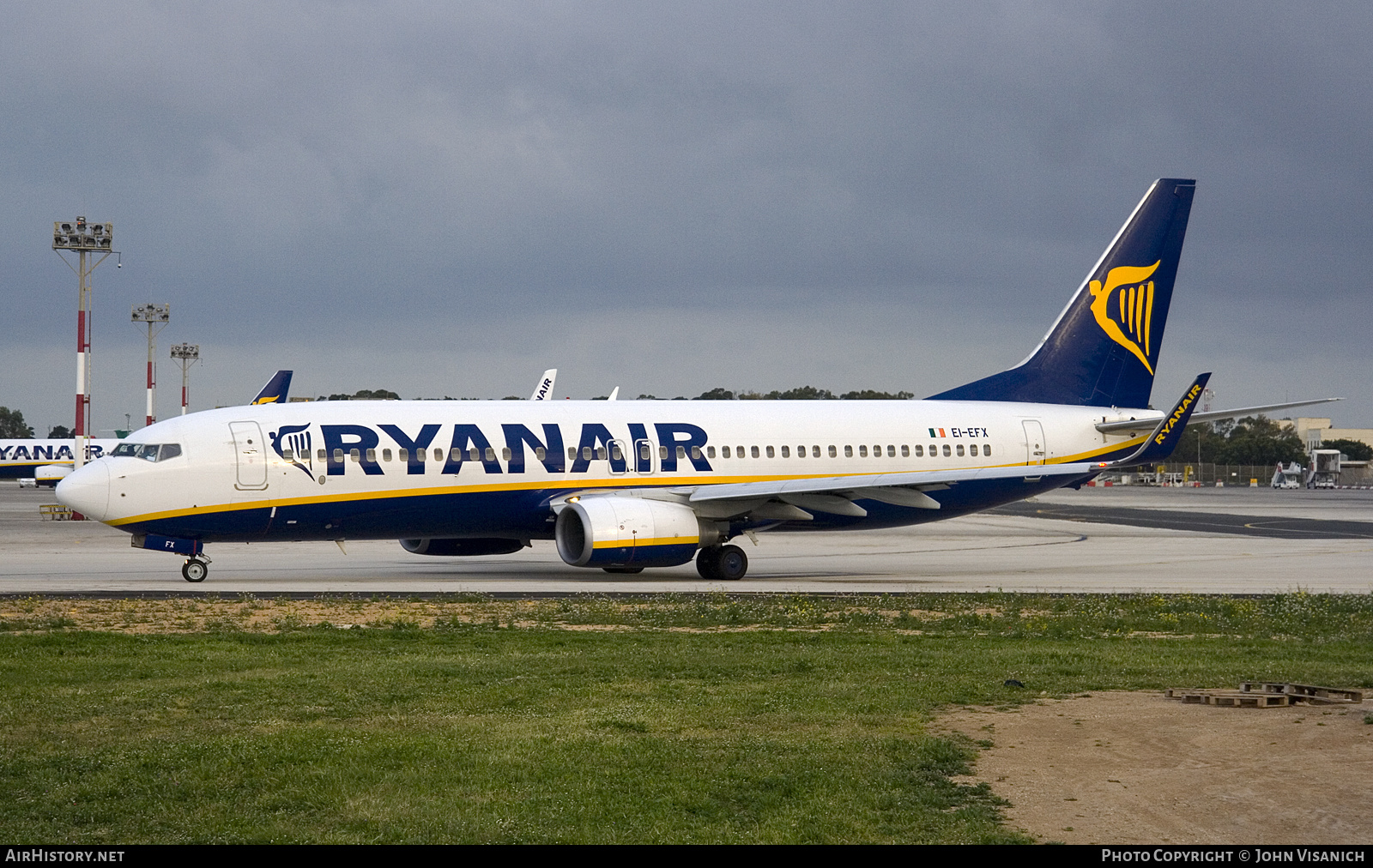Aircraft Photo of EI-EFX | Boeing 737-8AS | Ryanair | AirHistory.net #655226
