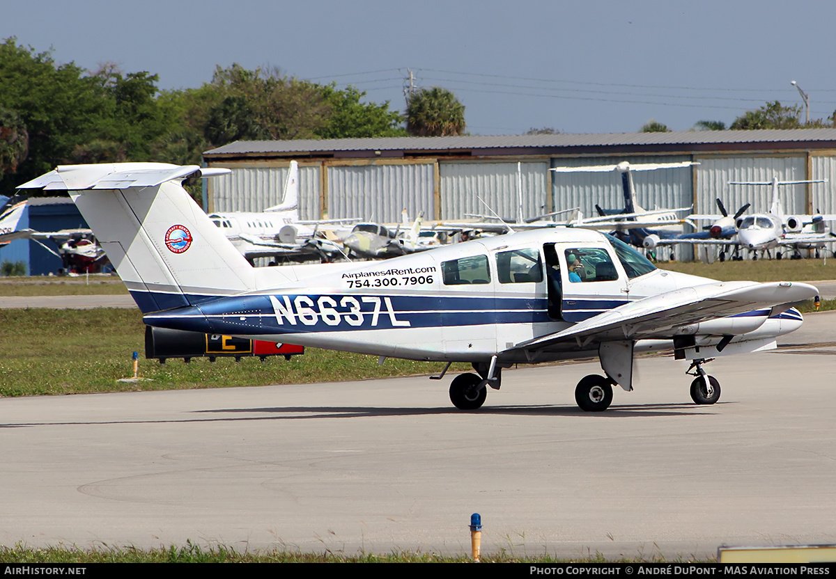 Aircraft Photo of N6637L | Beech 76 Duchess | Airplanes 4 Rent - Aircraft Rental - Flight School | AirHistory.net #655229