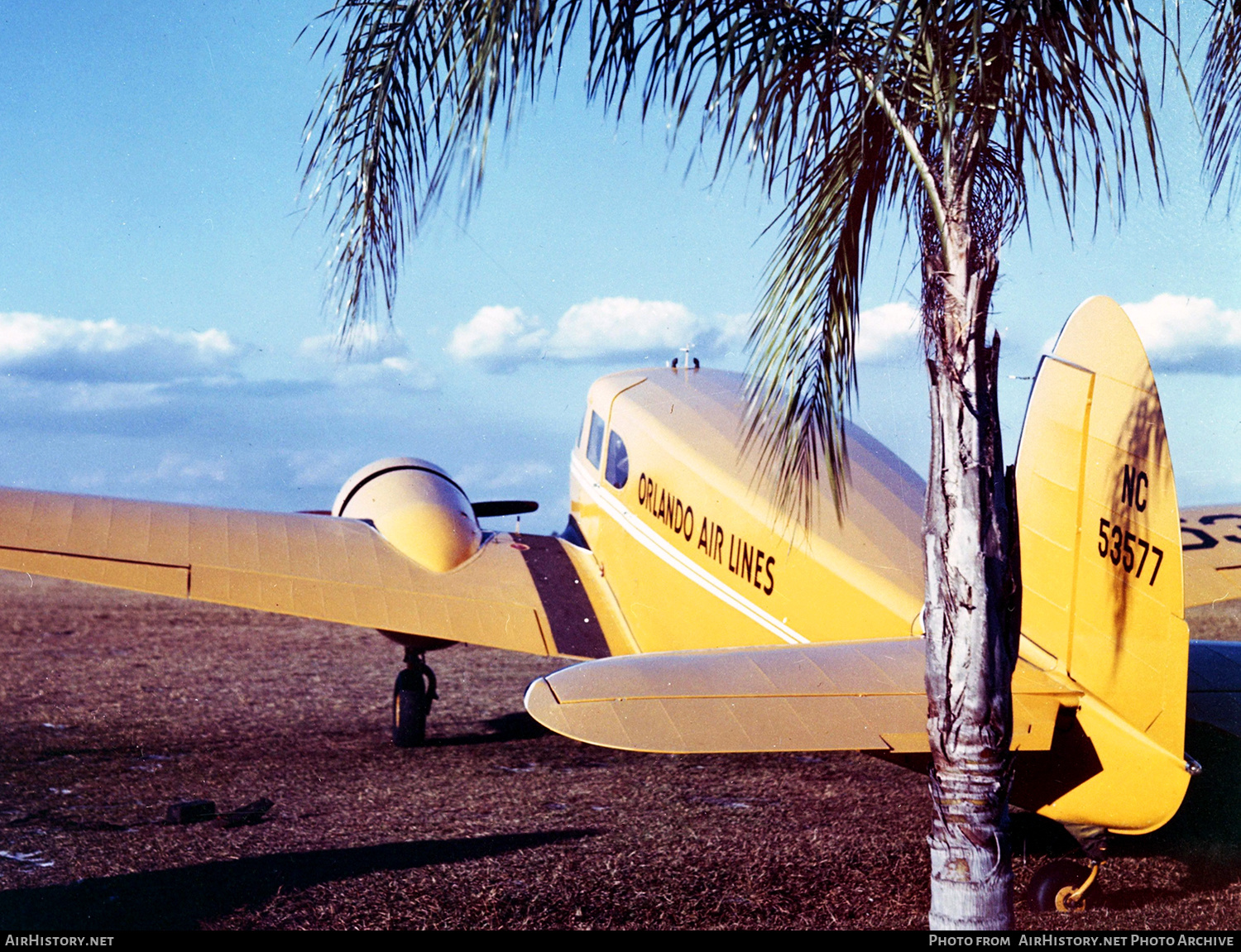 Aircraft Photo of NC53577 | Cessna T-50 Bobcat | Orlando Air Lines | AirHistory.net #655240