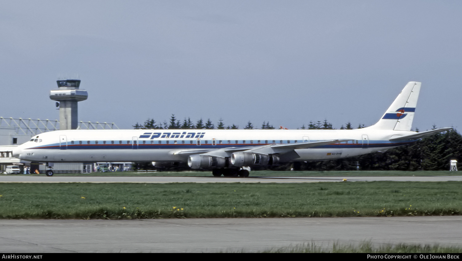 Aircraft Photo of EC-DVB | McDonnell Douglas DC-8-61 | Spantax | AirHistory.net #655245