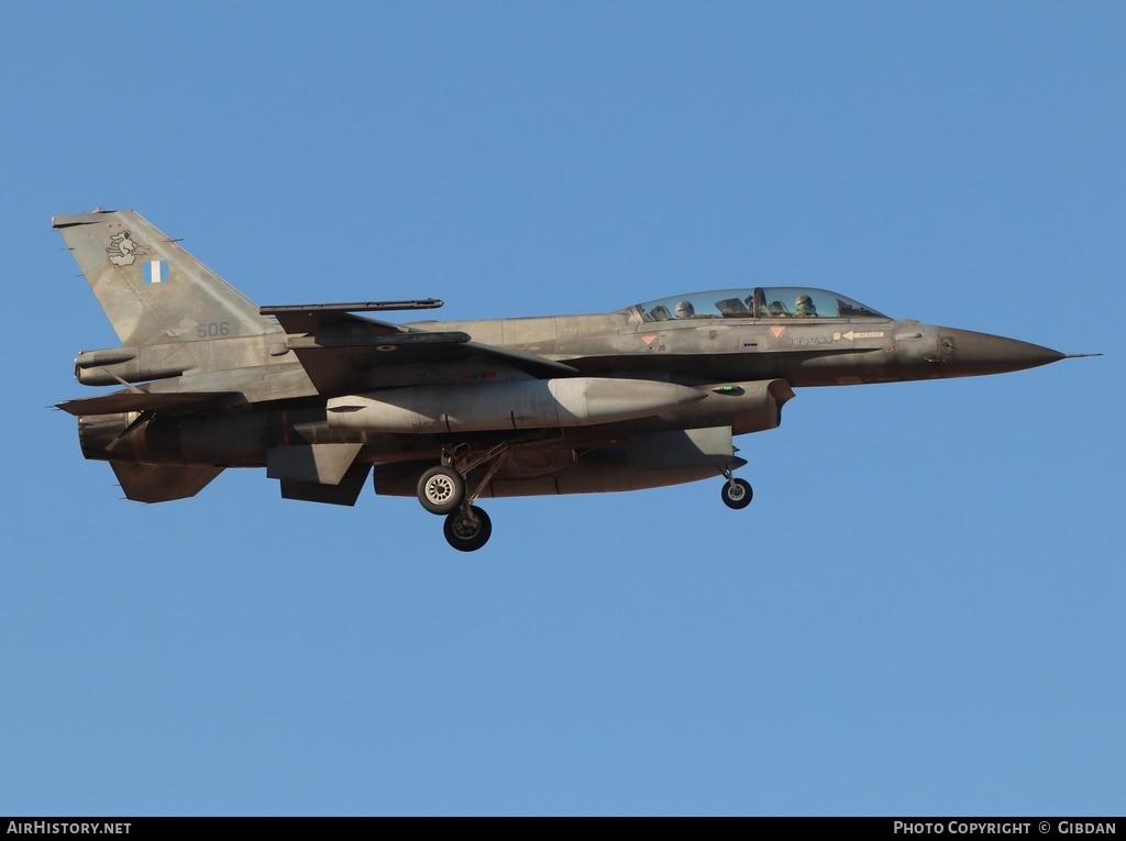 Aircraft Photo of 606 | General Dynamics F-16DJ Fighting Falcon | Greece - Air Force | AirHistory.net #655259