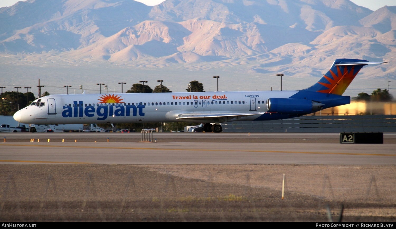 Aircraft Photo of N422NV | McDonnell Douglas MD-83 (DC-9-83) | Allegiant Air | AirHistory.net #655262