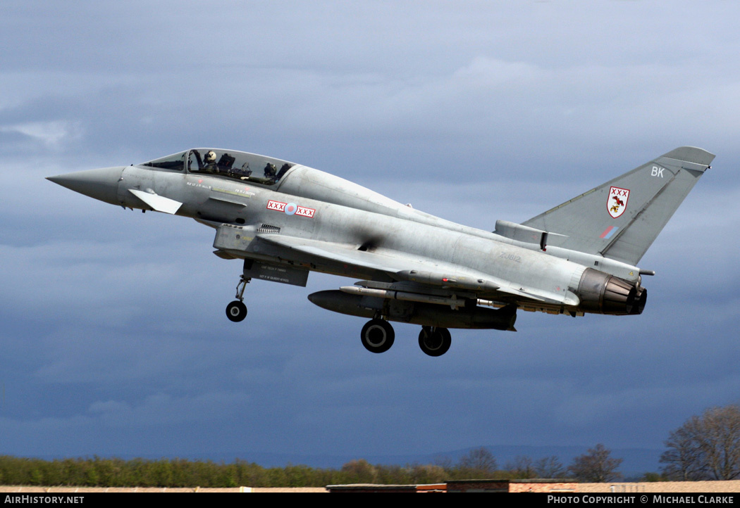 Aircraft Photo of ZJ812 | Eurofighter EF-2000 Typhoon T1 | UK - Air Force | AirHistory.net #655280