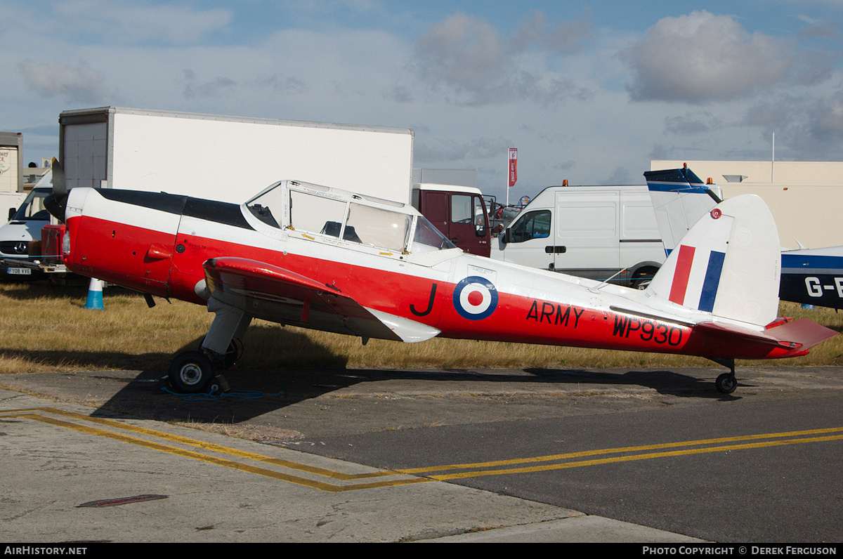 Aircraft Photo of G-BXHF / WP930 | De Havilland DHC-1 Chipmunk Mk22 | UK - Army | AirHistory.net #655296