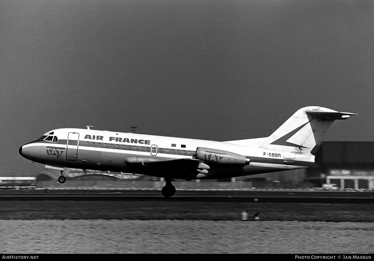 Aircraft Photo of F-GBBR | Fokker F28-1000 Fellowship | Air France | AirHistory.net #655302