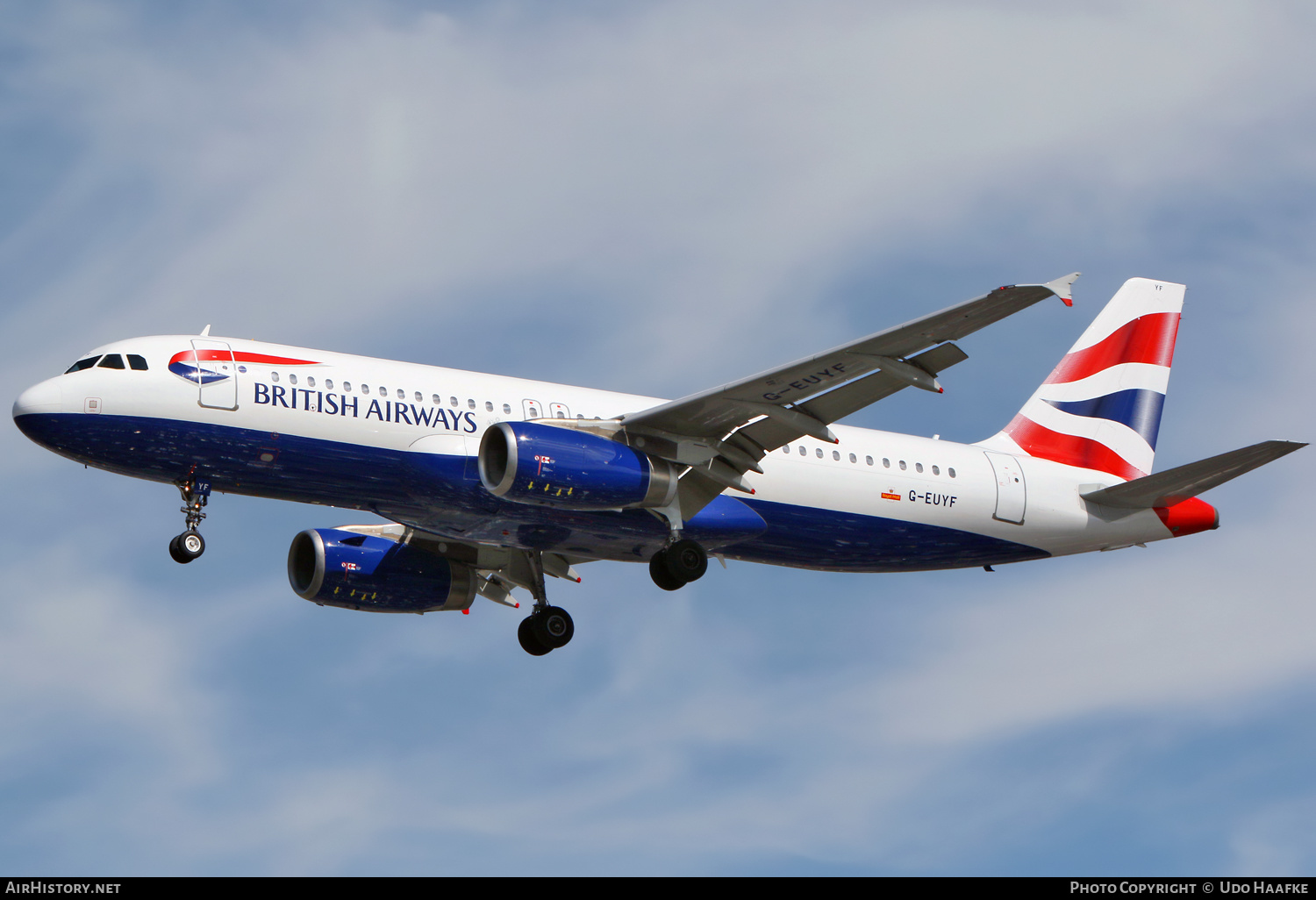 Aircraft Photo of G-EUYF | Airbus A320-232 | British Airways | AirHistory.net #655348