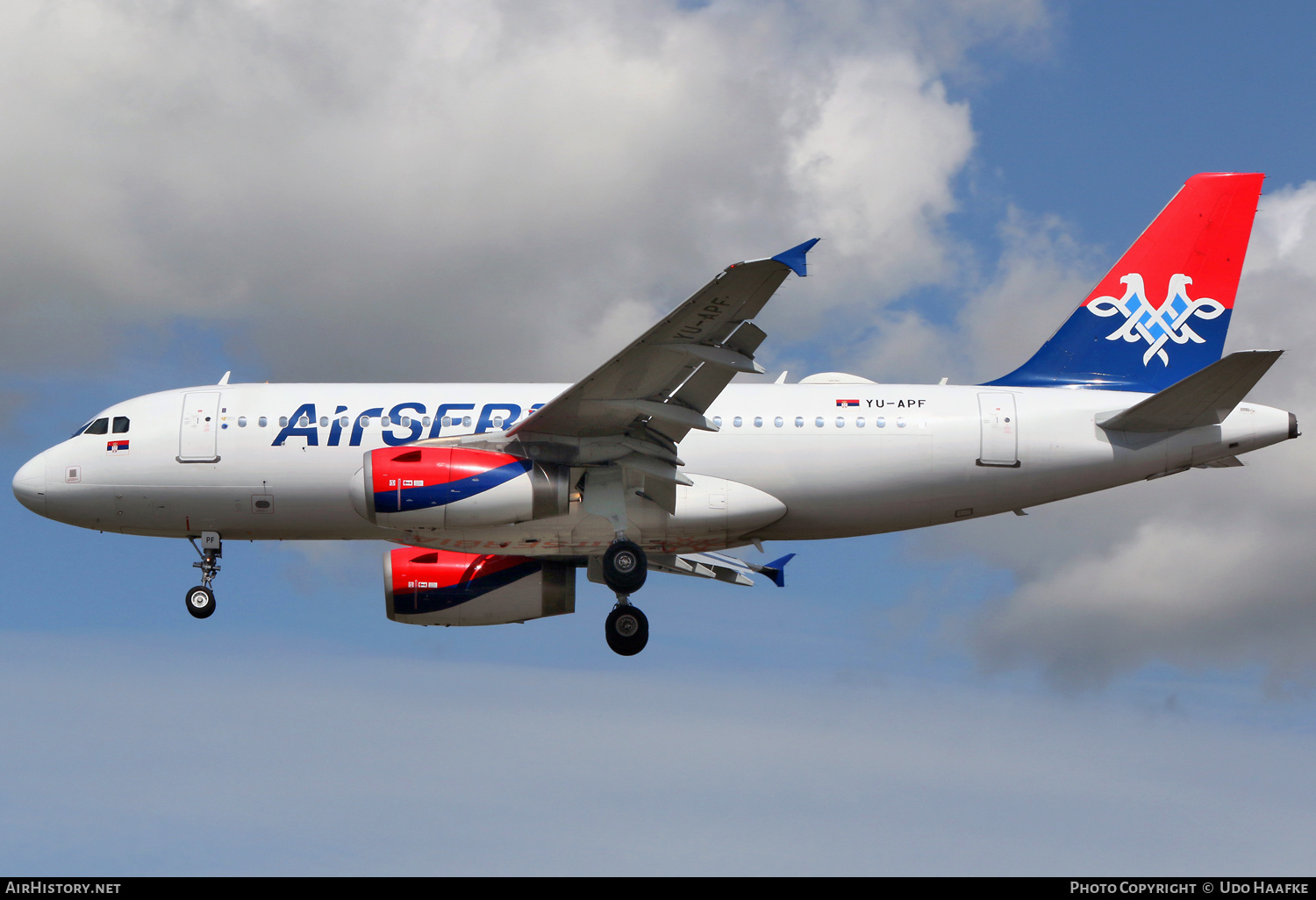 Aircraft Photo of YU-APF | Airbus A319-131 | Air Serbia | AirHistory.net #655349