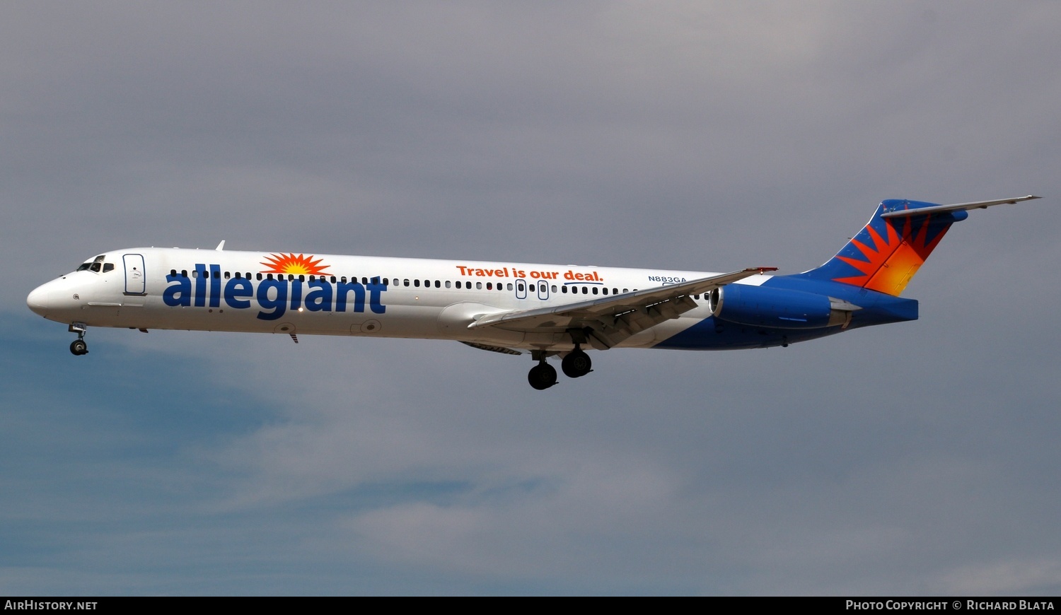 Aircraft Photo of N883GA | McDonnell Douglas MD-83 (DC-9-83) | Allegiant Air | AirHistory.net #655389