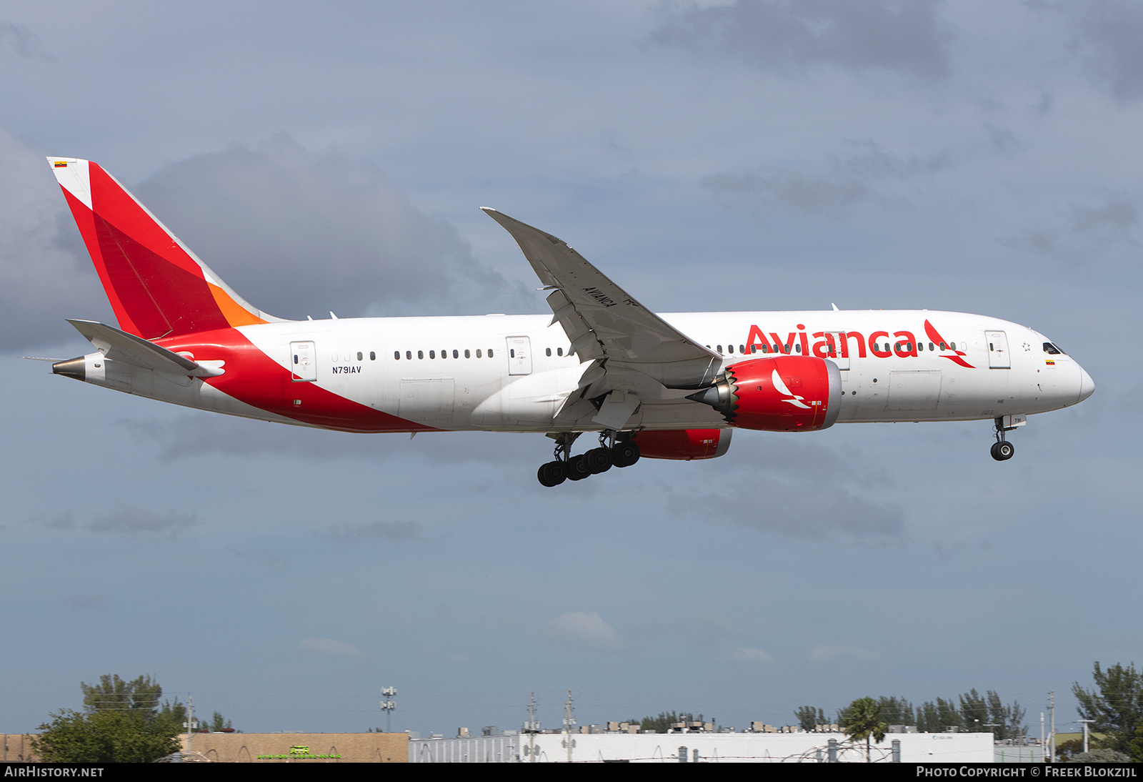 Aircraft Photo of N791AV | Boeing 787-8 Dreamliner | Avianca | AirHistory.net #655425